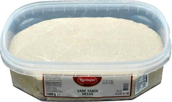 Kardeşler Şekerleme Sade Tahin Helva Kase 1400 G - Image 1