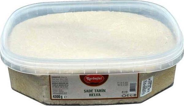 Kardeşler Şekerleme Sade Tahin Helva Kase 4000 G - Image 1