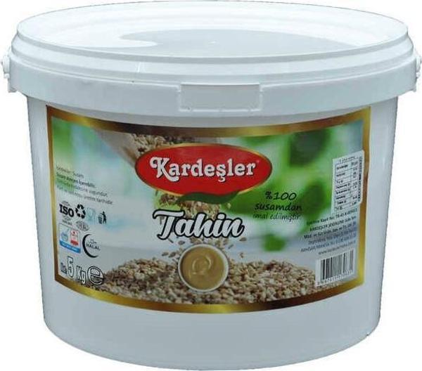 Kardeşler Şekerleme Tahin (%100 Susamdan) Kova  5 KG - Image 1