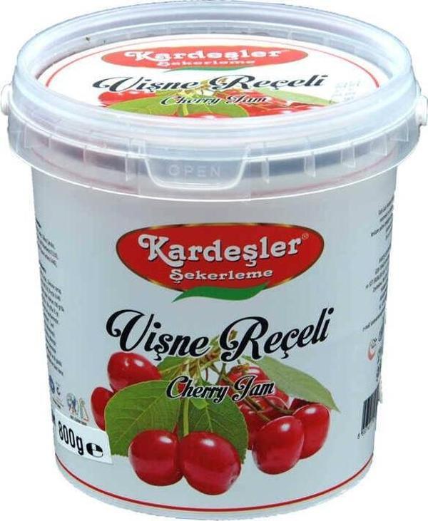 Kardeşler Şekerleme Vişne Reçeli Kova 800 G - Image 1