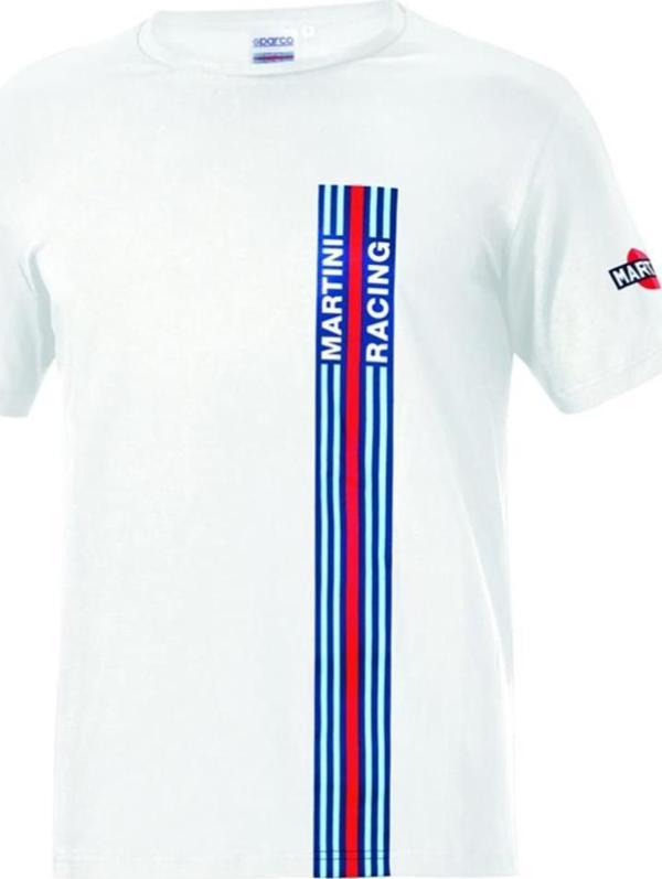 SPARCO MARTİNİ RACİNG BIG STRIPES T-SHİRT BEYAZ  XL  BEDEN - Image 1