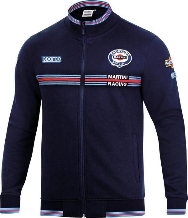 SPARCO MARTİNİ RACİNG FELPA FULL ZIP LACİVERT CEKET  S  BEDEN - Image 1