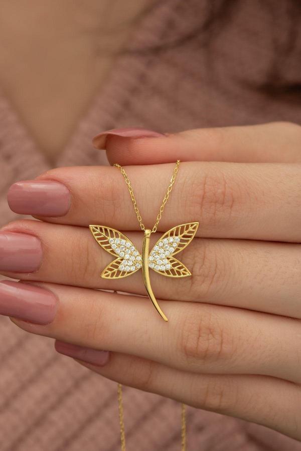 925 Ayar Gold Yusufcuk Kolye Kadın Gümüş Kolye - Image 1