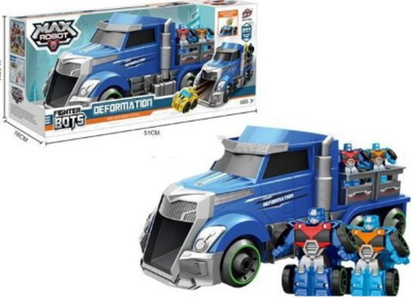 C Toys Taşıyıcı Tır Robota Dönüşen Mini Araçlar L017-9 - Image 1