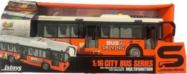 Ctoys Işıklı Ve Sesli Otobüs JS120-A - Image 1