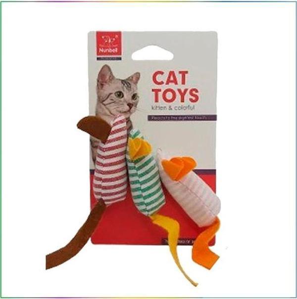 Nunbell Kedi Oyuncagı Üçlü Fare - Image 1