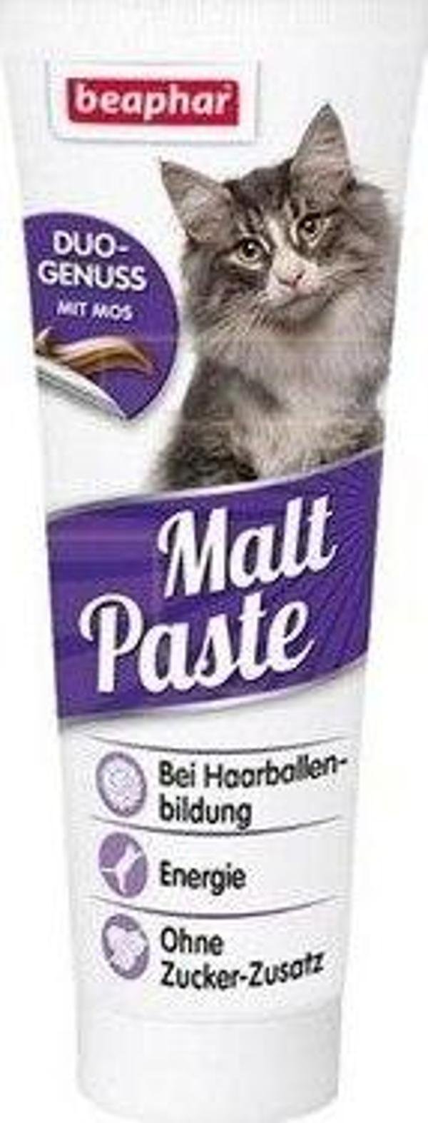 Beaphar Duo Malt Pasta Paste Kıl Yumağı Önleyici Kedi Macunu 100 G - Image 1