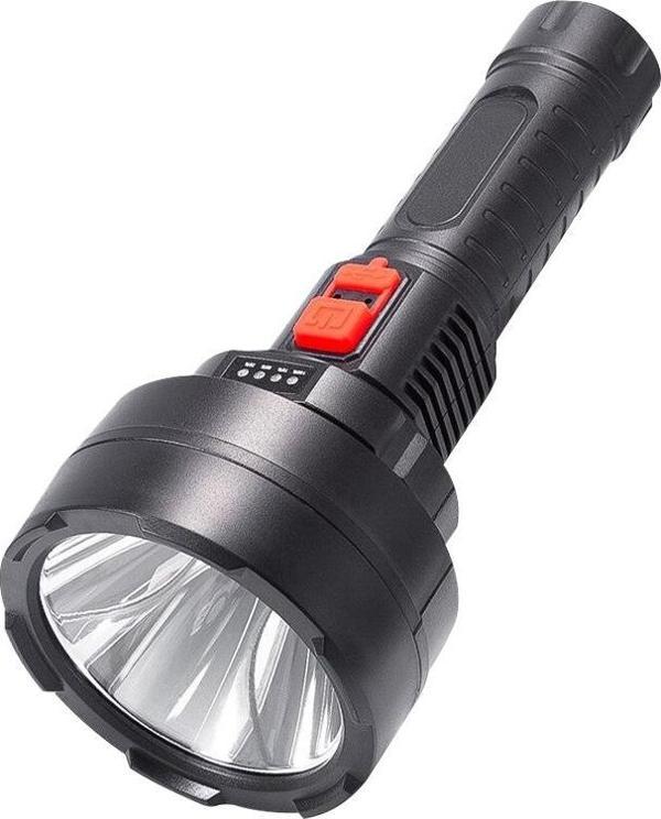 POWERMASTER HY-789 USBLİ 3 MODLU ŞARJLI EL FENERİ - Image 1