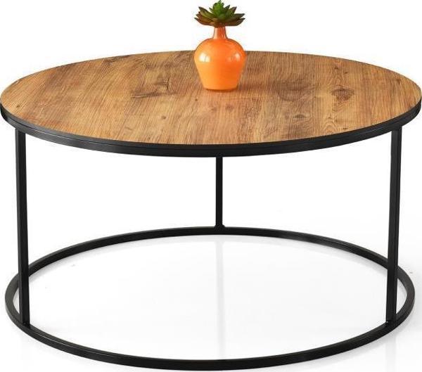 Sivas Gözde Mobilya Sedef Metal Orta Sehpa 80x41 cm - Image 1