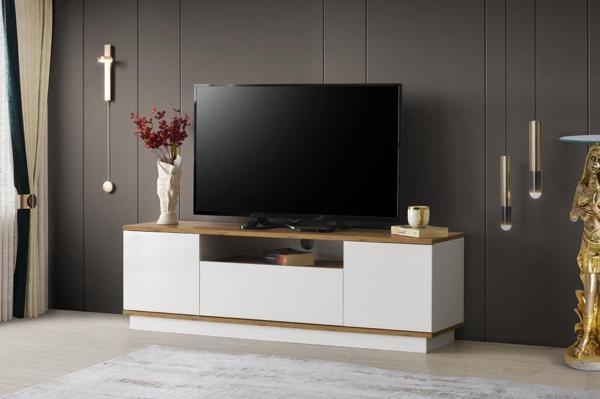 Sivas Gözde Mobilya Vega Dolaplı Tv Sehpası 140 cm - Image 1