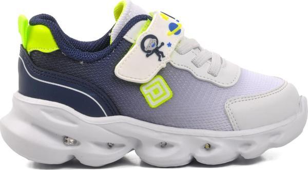 Pepino 1415-B Beyaz-Lacivert-Sarı Bebek Spor Ayakkabı - Image 1