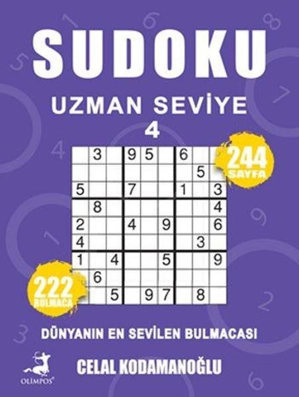 Sudoku Uzman Seviye 4 - Olimpos Yayınları - Image 1
