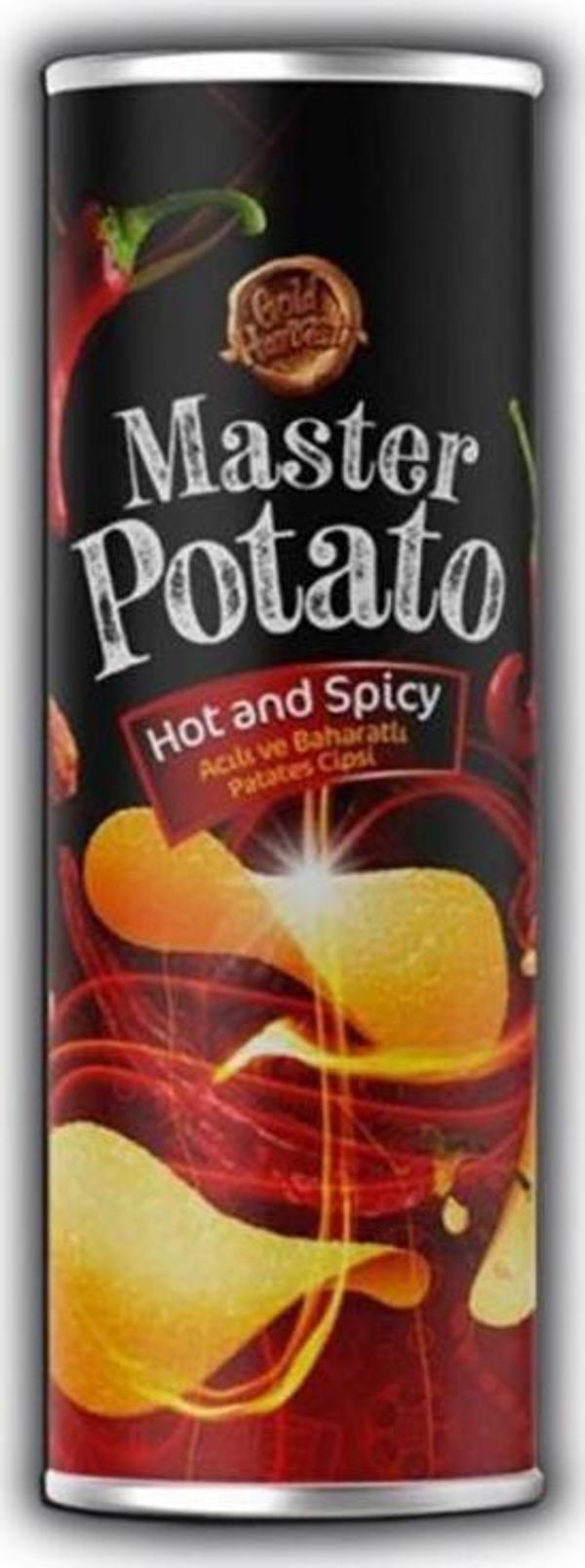 Master Potato Acılı Ve Baharatlı Patates Cips 160 gr - Image 1