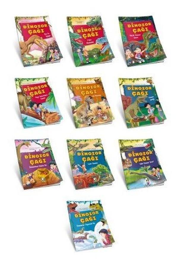 Dinozor Çağı Seti-10 Kitap Takım - Damla Yayınevi - Image 1