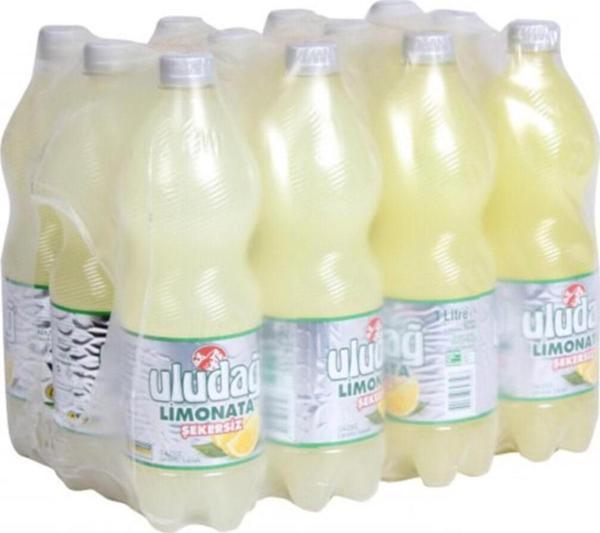 Uludağ Şekersiz Limonata 1 lt 12 li - Image 1