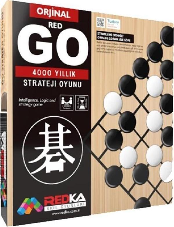 Redka Go Akıl Oyunu Ahşap Red Go 4000 Yıllık Strateji Oyunu  - Image 1