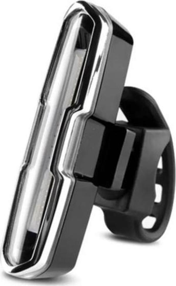 6017-Mavi Kırmızı Çakarlı Usb Şarjlı Bisiklet Stop Lambası - Image 1