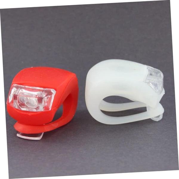 FORTE GT 6016 Bisiklet Ön Far USB Şarjlı Silikon Su Geçirmez Kırmızı Siyah  - Image 1
