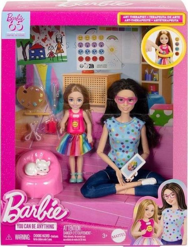 Barbie ve Chelsea Sanat Atölyesi Oyun Seti HRG48 - Image 1
