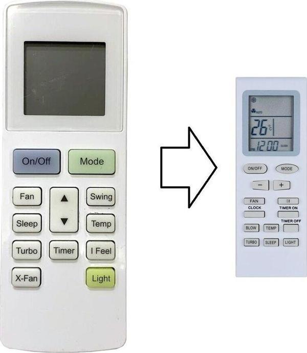 Alarko Flair Eşdeğer Klima Kumandası - Image 1