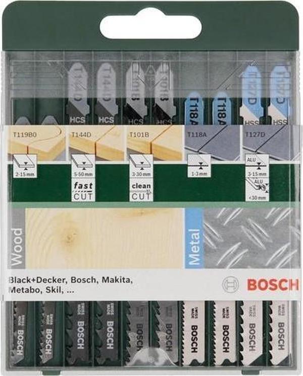 Bosch - 10 Parça Dekupaj Testere Seti Karışık - Image 1