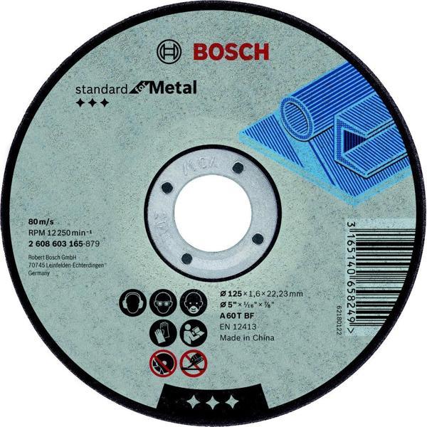 Bosch - 125*2,5 mm Standard Seri Düz Metal Kesme Diski (Taş) - Image 1