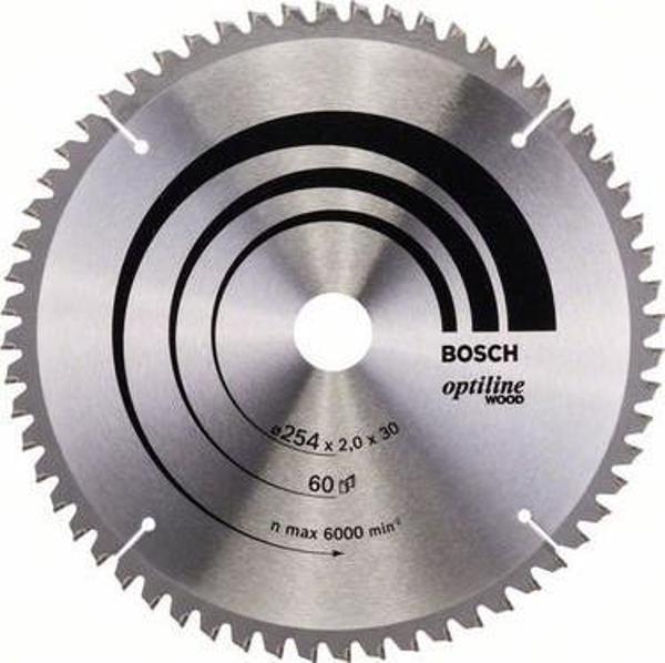 Bosch - Optiline Serisi Ahşap için Daire Testere Bıçağı 254*30 mm 60 Diş - Image 1