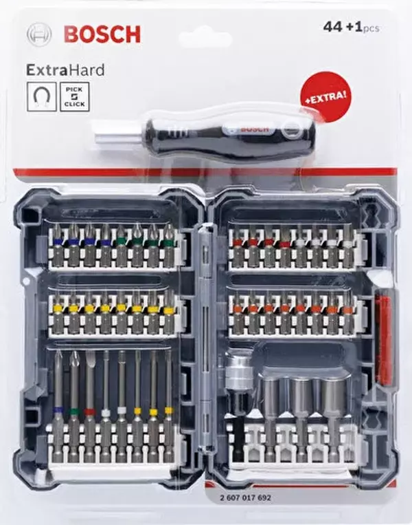 Bosch Profesyonel Vidalama Ucu Seti 44+1 Parça - 2607017692 - Image 1