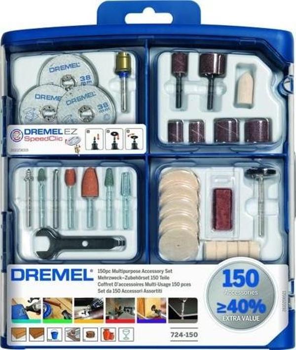 Dremel S724 Aksesuar Seti 150 Parça - Image 1
