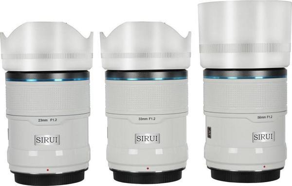 Sirui Sniper 23mm, 33mm, 56mm f/1.2 APS-C AF Lens Seti (Sony E, Beyaz) - Image 1