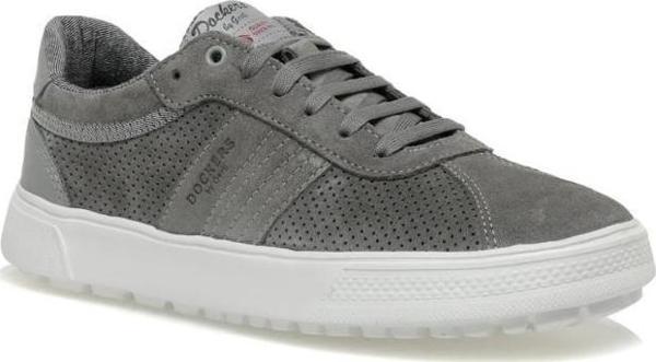 DOCKERS 226156 3FX GRİ HAKİKİ DERİ PHYLON TABAN COMFORT CASUAL ANATOMİK AYAKKABI - Image 1