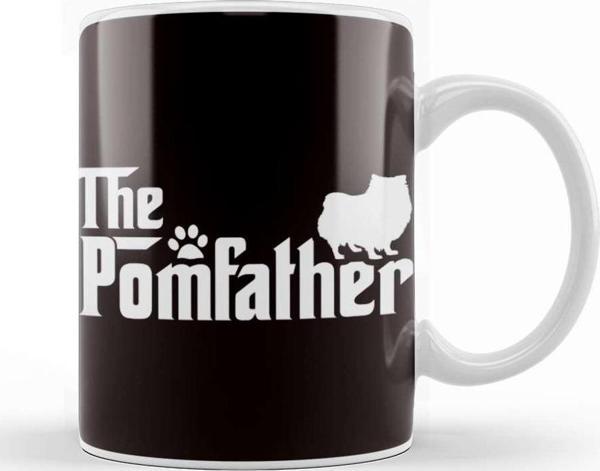 Baskı Dükkanı Pomfather Pomeranian Pom Pommy German Spitz Poland Toy Dog Kupa Bardak Porselen - Image 1