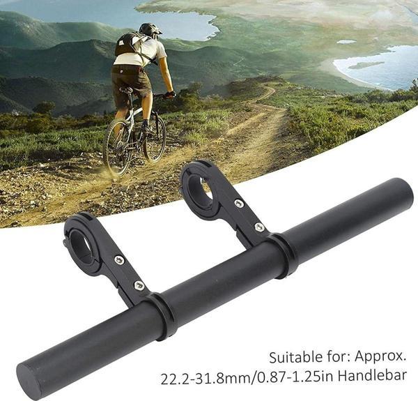 Bisiklet Gidon Aksesuar Uzatma Aparatı 30 Cm Genişletici Çubuğu Işık KM Far Tutucu - Image 1