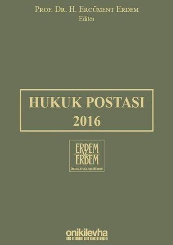 Hukuk Postası 2016 - On İki Levha Yayıncılık - Image 1