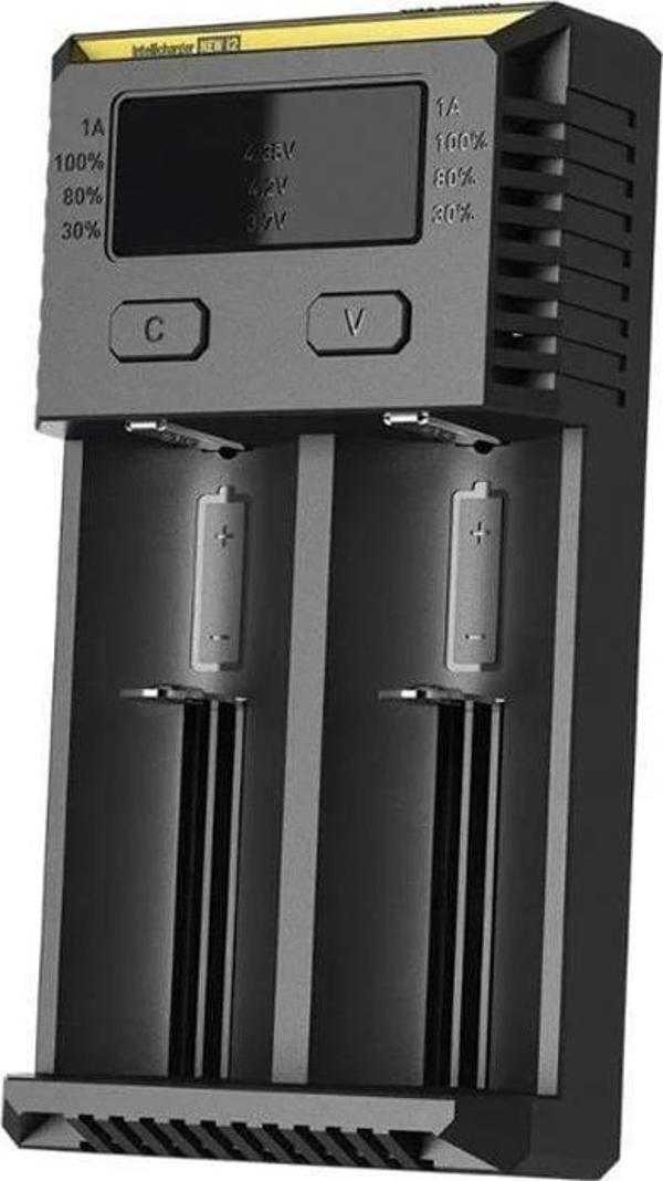 Nitecore New i2 Pil Şarj Aleti Li-ion IMR LiFePO4 Dolum Cihazı - Image 1