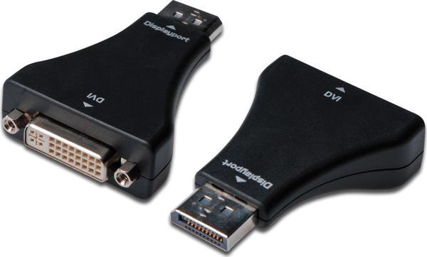 DisplayPort (DP) &lt;-&gt; DVI-I  Adaptörü, DP Erkek - DVI-I (24+5) Dişi - Image 1
