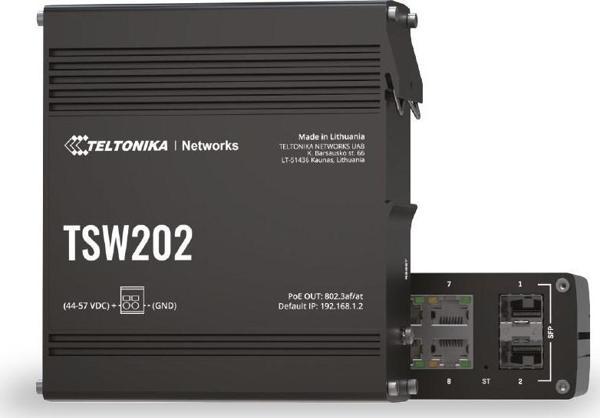 Yönetilebilir Endüstriyel PoE+ Switch&lt;br&gt;8x 10/100/1000BaseT PoE+ port (30W)&lt;br&gt;2x 1 Gbp - Image 1