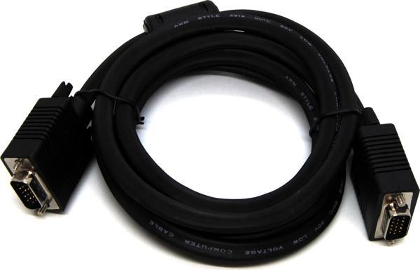 Beek VGA Monitör Kablosu, DSUB 15 erkek &lt;-&gt; DSUB 15 erkek, 30 metre, 3Coax/7C, AWG28, 2x ferri - Image 1