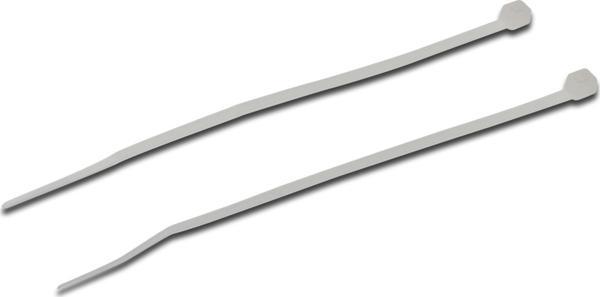 Kendiliğinden Kilitlenen Naylon Kablo Bağları, 4*300MM, Paket İçeriği: 100 adet, Beyaz Renk&lt;br&gt - Image 1