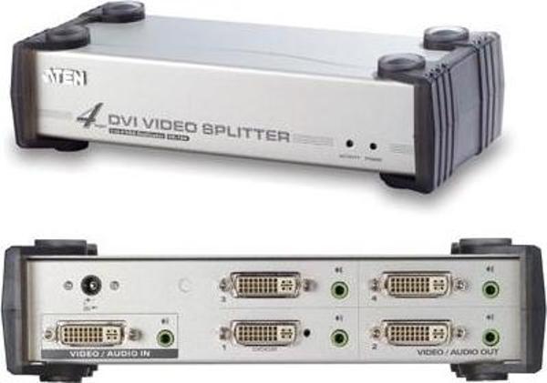 4 Port DVI Video Çoklayıcı (Splitter), 1920 x 1200 - Image 1