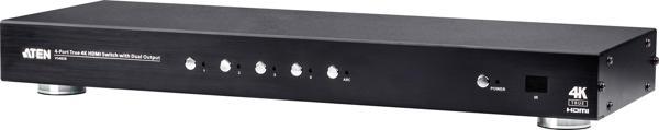 4-Port True 4K HDMI Switch, Çift Ekran Bağlanabilir4-Port True 4K HDMI Switch with Dual Output - Image 1