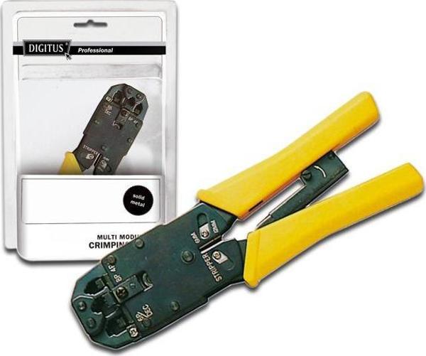 Digitus 8P/8C (RJ-45), 6P/6C (RJ-12), 6P/4C (RJ-11), 4P4C, 4P2C, 6P6C-DEC ve zırhlı 8P/8C (RJ-45) Mo - Image 1