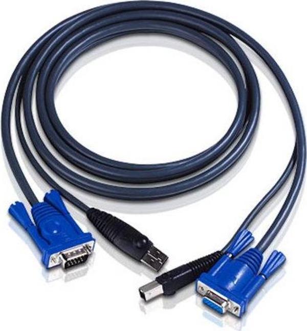USB KVM Kablosu, 3 metre - Image 1