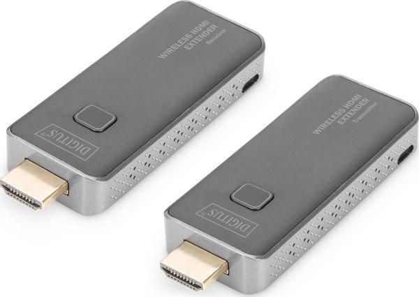 Digitus Kablosuz HDMI Sinyal Uzatma Seti, 50 metre, Verici (Transmitter) ve Alıcı (Receiver) Ünite d - Image 1