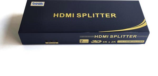 Beek 2 Port 4K HDMI Çoklayıcı, HDMI 1.4, HDCP 1.4, 4K@30Hz, 1080P@60Hz 2 Ports 4K HDMI - Image 1