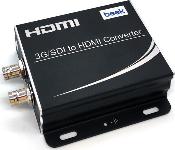 Beek 3G/SDI HDMI Sinyal Çeviricisi, 2 x BNC, 1 x HDMI, 1080p 3G SDI To HDMI - Image 1