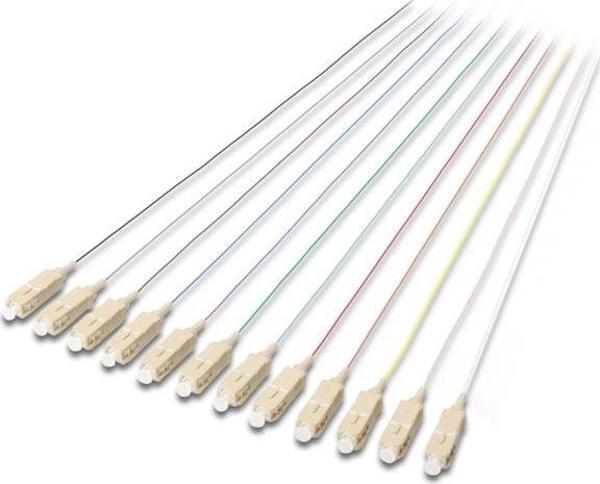 Digitus SC/UPC Fiber PigTail, Semi Tight Buffer, 50/125 µ, DIN IEC 304 renk kodlu, multimode, uzunlu - Image 1