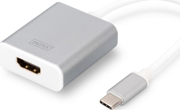 Digitus USB 3.0 (USB Tip C) &lt;-&gt; HDMI Grafik Adaptörü&lt;br&gt;Giriş: 1 x USB Tip C erkek (bilg - Image 1