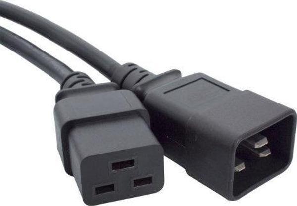 Beek Güç Kablosu, C19 C20, H05VV-F 3*0.75mm2, 3 metre C19-C20 Power Cable 3M - Image 1