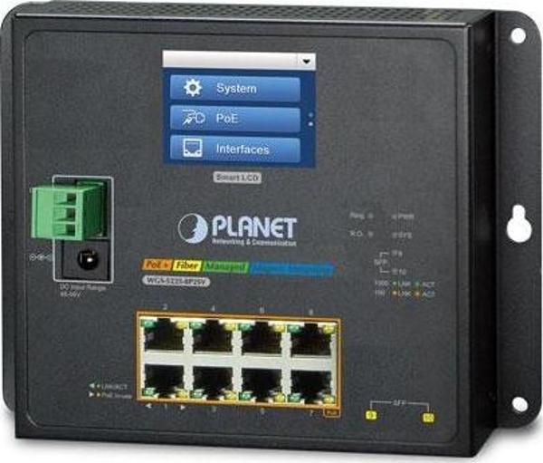 Endüstriyel Duvar Tip Yönetilebilir Switch (Industrial Wall-Mount Managed Switch)&lt;br&gt;8-Port 10 - Image 1